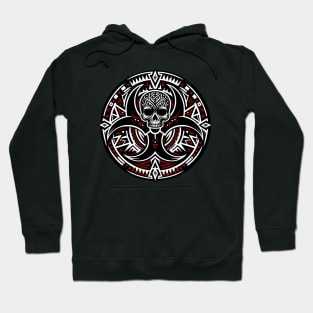 Tribal Skull Mandala Art Enthusiast Collector Graphic Hoodie